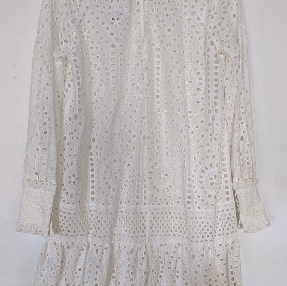 Beautiful White victorian dress (needs slip) - Picture 6 of 7